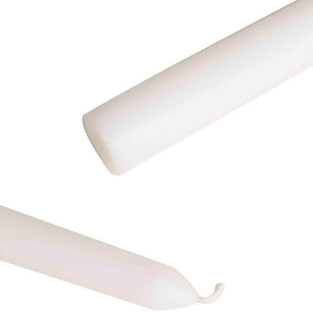 M&S tapered dinner candles white 25.5cm - British product