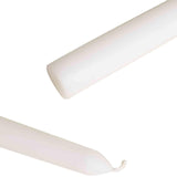 M&S tapered dinner candles white 25.5cm - British product