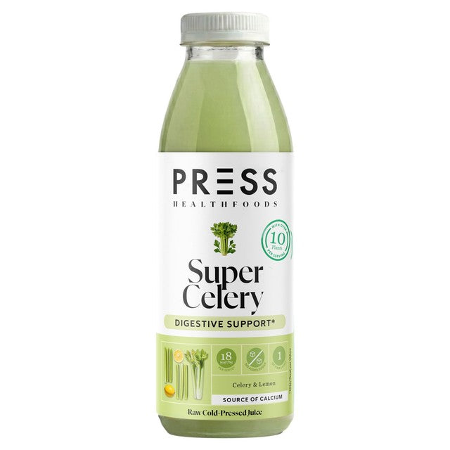 PRESS Healthfoods Super Celery juice, UK version