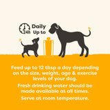 Applaws chicken bone broth dog topper with turmeric and parsley - British product