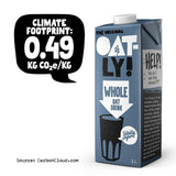 Oatly Whole Oat Drink Long Life 1L - British product