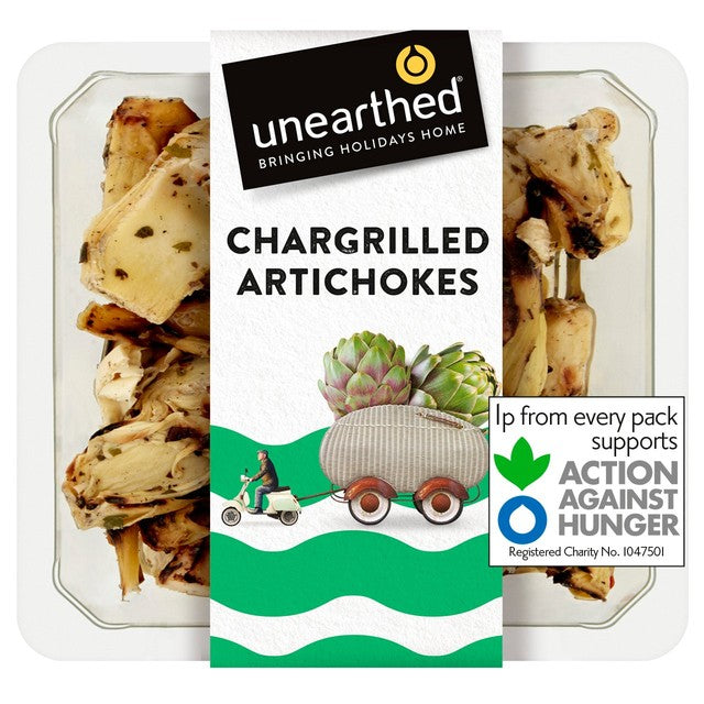 Unearthed Chargrilled Artichokes Herb Dressing 175g (British brand)