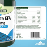 Natures Aid EFA capsules 90 capsules, imported from the UK