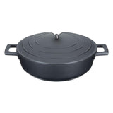 MasterClass cast aluminium shallow casserole dish 28cm/4L, imported from the UK