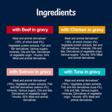 Felix wet cat food shredded in gravy mixed selection 40 x 80g pouches - British product