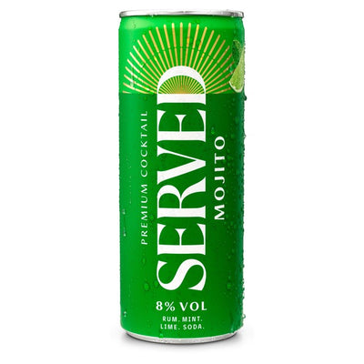 M&S Served Mojito 8% Canned Cocktail 250ml- Buy online at McGrocer
