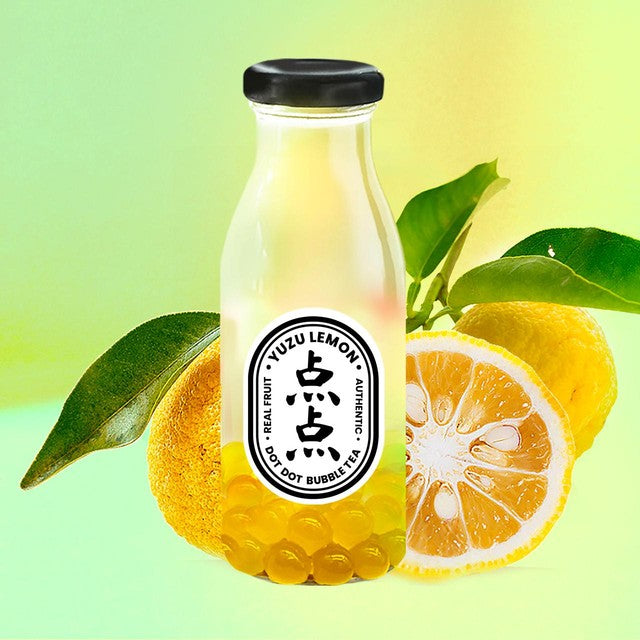 Dot Dot Yuzu Lemon Bubble Tea 250ml - British product