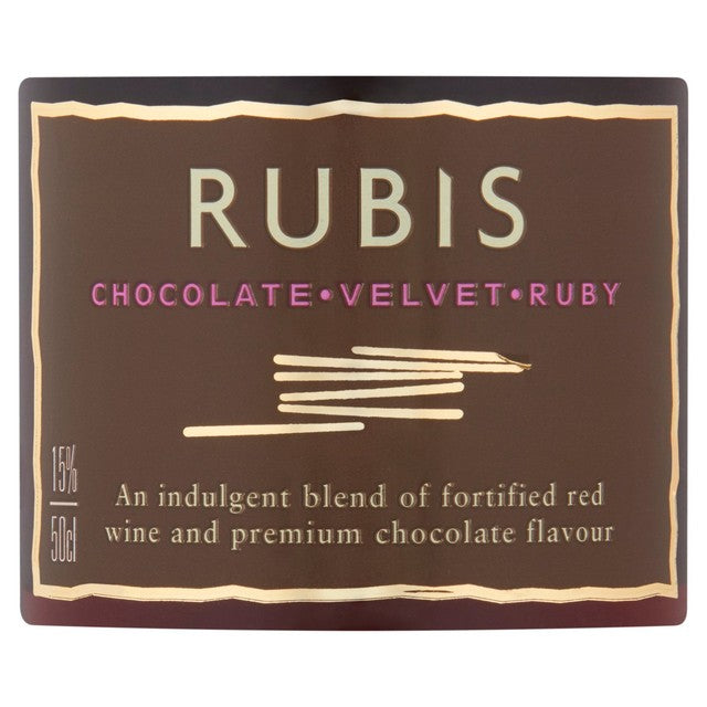 Rubis Chocolate Wine 50cl, imported from the UK