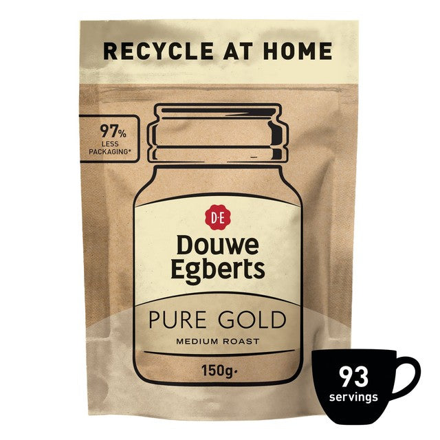 Douwe Egberts Pure Gold instant coffee 150g - British product