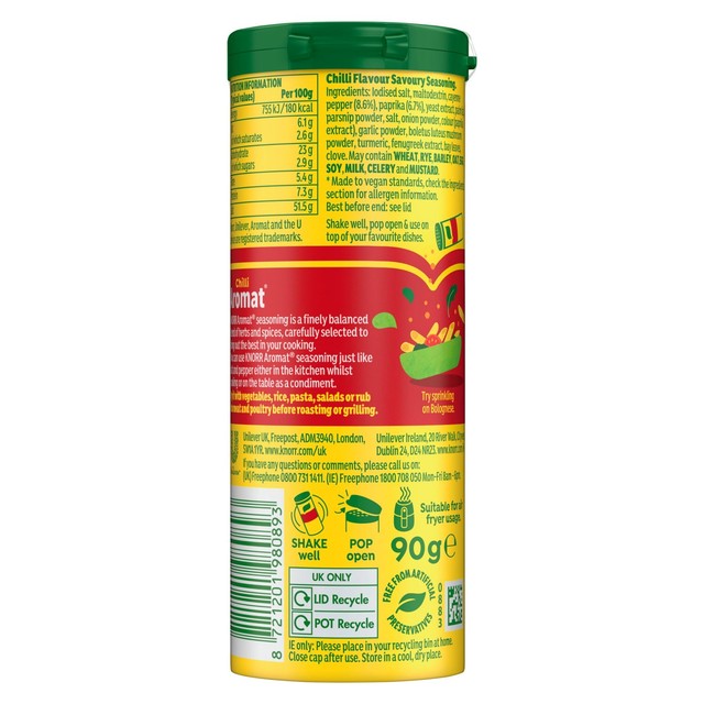 Knorr Aromat Chilli All Purpose Seasoning 90g, UK version