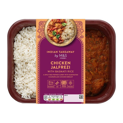 M&S Chicken Jalfrezi & Rice Ready Meal 400g