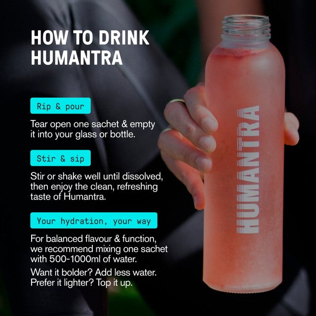 Humantra berry pomegranate electrolyte powder (British brand)