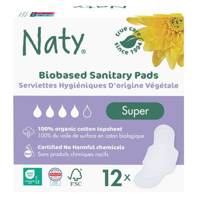 M&S Naty Super Sanitary Pads 12 Pack- Buy online at McGrocer