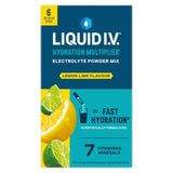 Liquid I.V. lemon lime electrolyte powder mix 6 x 16g, UK version