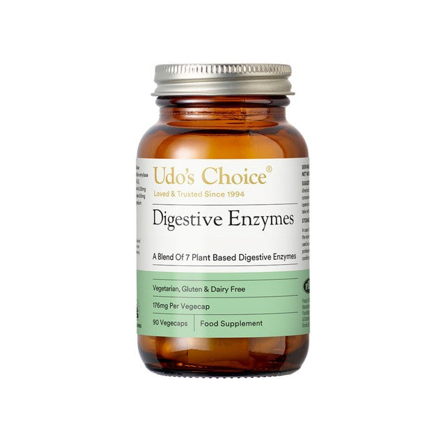 Udos Choice digestive enzymes supplement vegetable capsules 90 capsules (British brand)