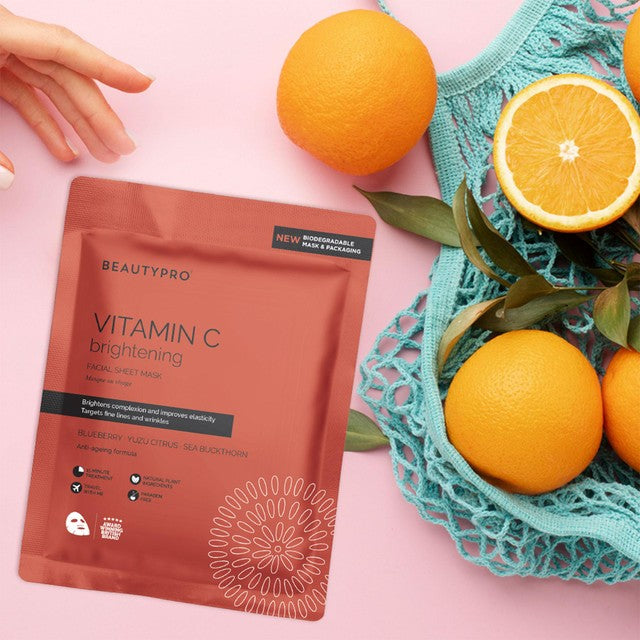 Beauty Pro Vitamin C Brightening sheet mask - British product