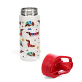 Rex London water bottle 500ml sausage dog design (British brand)