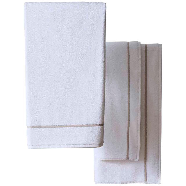 M&S Kelly Hoppen taupe bath sheet 100x150cm Turkish cotton, UK version