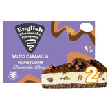 English Cheesecake Company Salted Caramel  Honeycomb Cheesecake Slices x2 180g