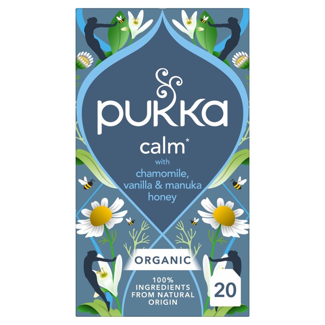Pukka chamomile vanilla honey tea 20 bags, imported from the UK