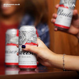 Budweiser lager beer cans 4 x 440ml - British product