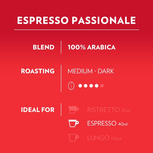 Lavazza Passionale espresso coffee capsules 36 pack, UK version