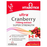 Vitabiotics Ultra Cranberry 60 Food Supplement Tablets (British brand)