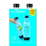 SodaStream carbonating two 1L bottles (British brand)