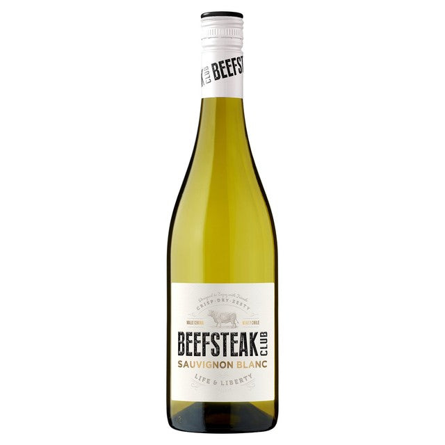 Beefsteak Club Sauvignon Blanc white wine 75cl - British product