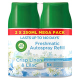 Air Wick Freshmatic Crisp Linen & Lilac Twin Refill 500ml - British product