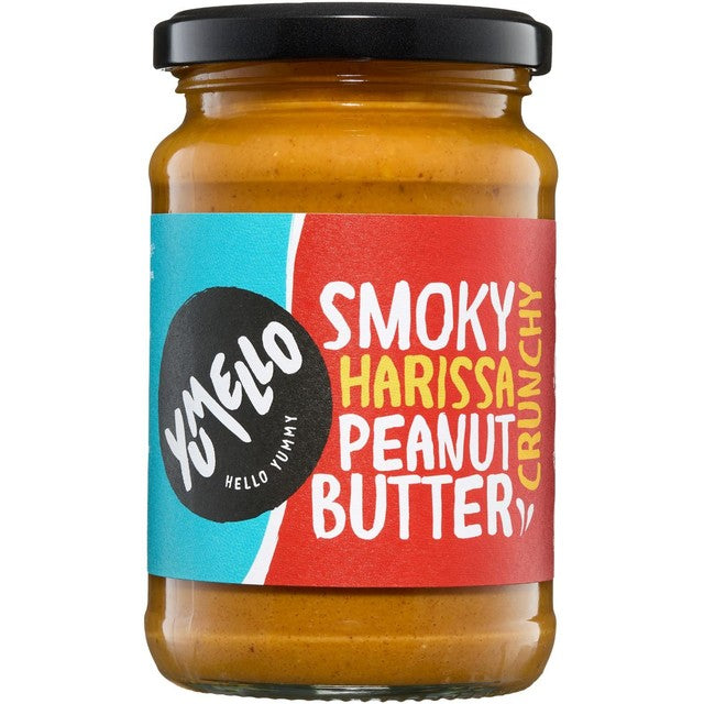 Yumello crunchy smoky harissa peanut butter 285g (British brand)