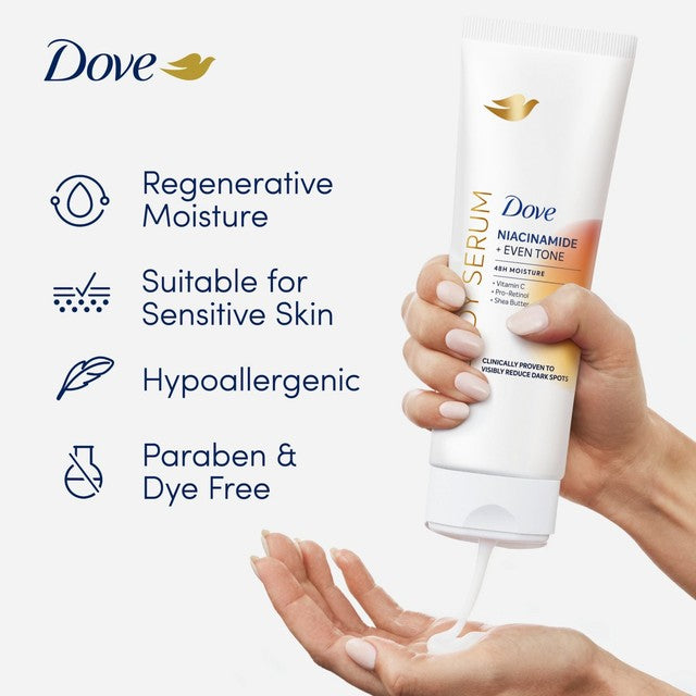 Dove Niacinamide Body Serum for even tone, UK version