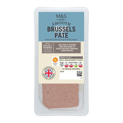 Pâté de foie de porc épicé M&S Brussels 170g