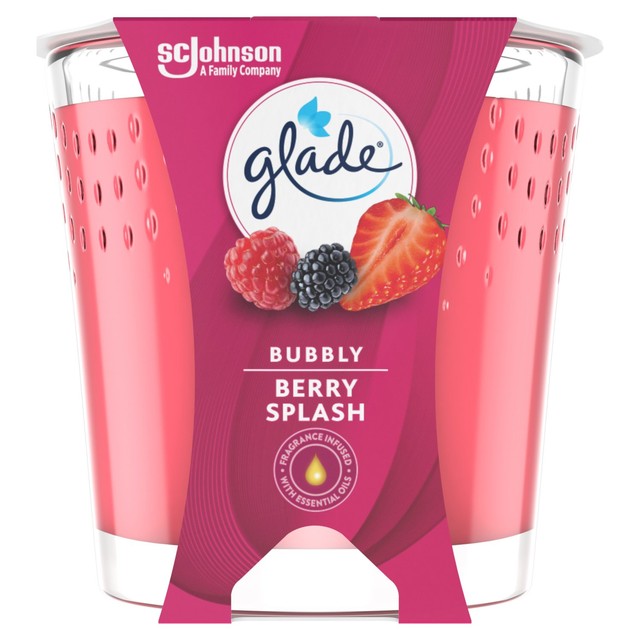 Glade scented candle Bubbly Berry Splash 112g, UK version