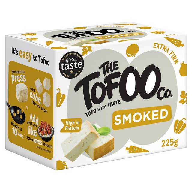 Tofoo smoked organic firm tofu 225g (British brand)
