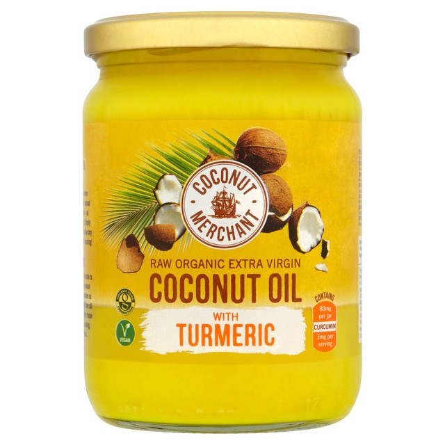 Coconut Merchant organic turmeric coconut oil 500ml - British product