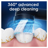 Oral-B Ultimate Clean Black toothbrush heads 4-pack, imported from the UK