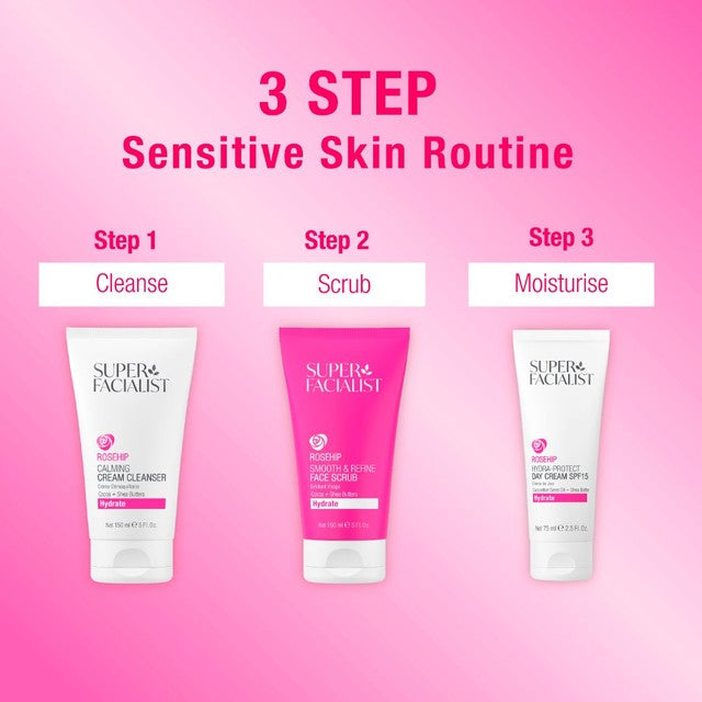 Super Facialist Rose Hydrating Day Cream 75ml (British brand)