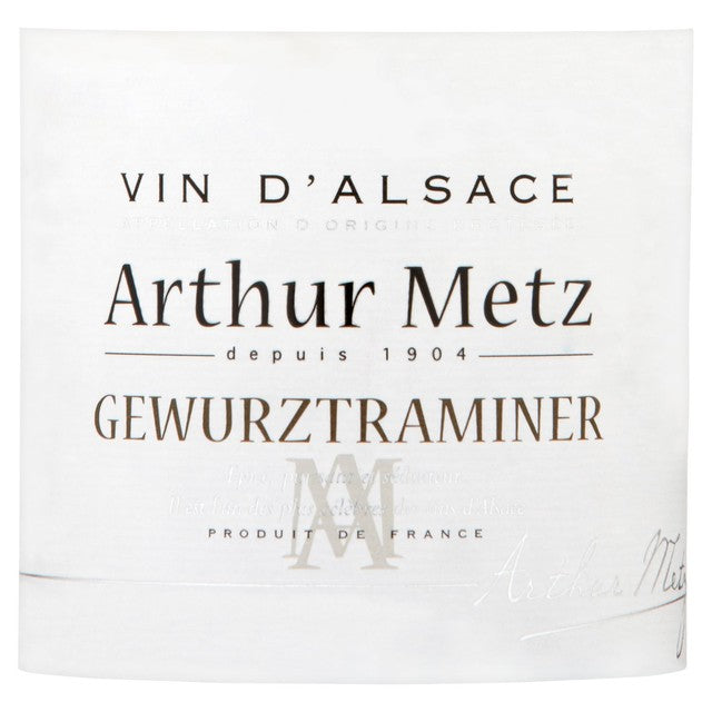 Arthur Metz Alsace Gewurztraminer white wine 75cl - British product