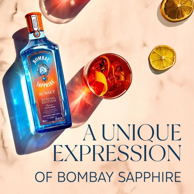 Bombay Sapphire Sunset Special Edition Gin 70cl - British product