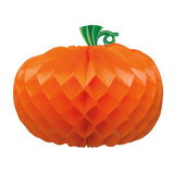 Unique Party pumpkin honeycomb Halloween centrepiece 27cm, imported from the UK
