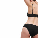 M&S Women's Brazilian Knickers Black Size 8, imported from the UK