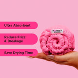 Noughty hair towel hot pink, imported from the UK