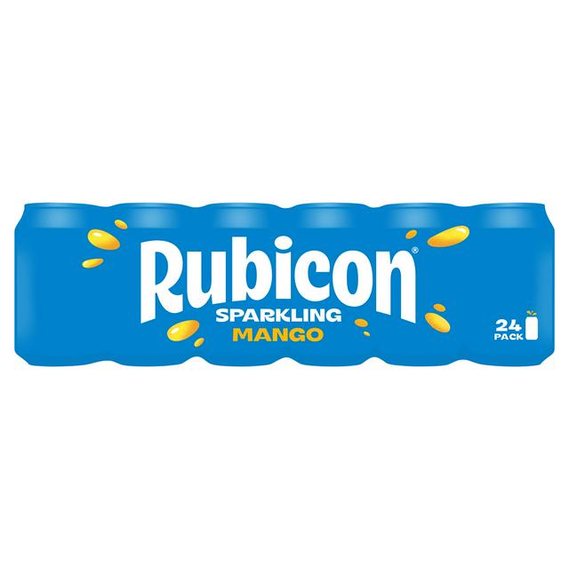 Rubicon Sparkling Mango Juice Soft Drink 24 x 330ml