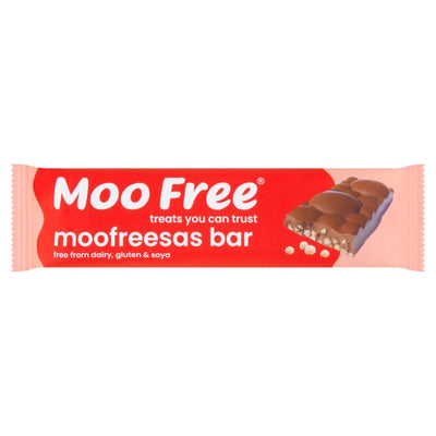 M&S Moo Free Cocoa Bar with Crunchy Biscuit Rice Pieces 35g- Buy online at McGrocer
