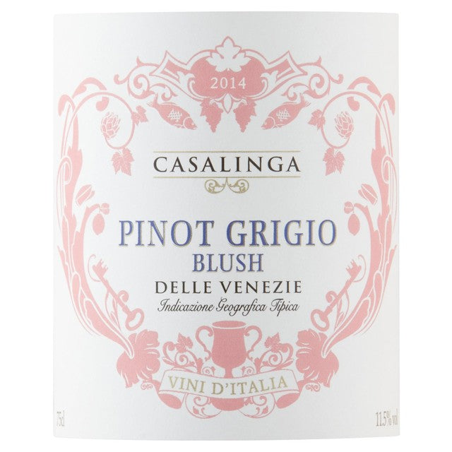 Casalinga Pinot Grigio Blush wine 75cl - British product