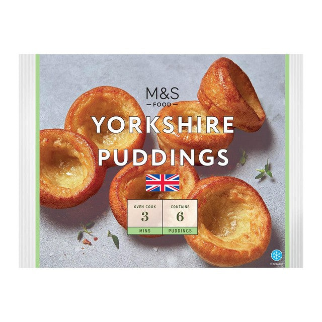 M&S Yorkshire puddings 6 count, imported from the UK