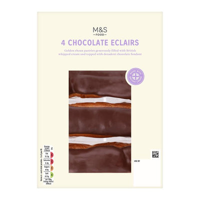 4 إكليرات شوكولاتة من M&S - مخبوزات بريطانية - McGrocer
