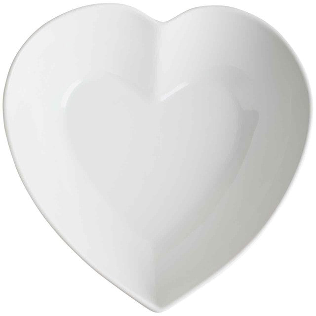 M&S white large heart shaped serving bowl (British brand)