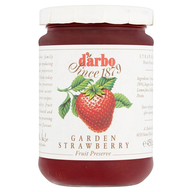 Darbo strawberry jam fruit preserve 450g - British product